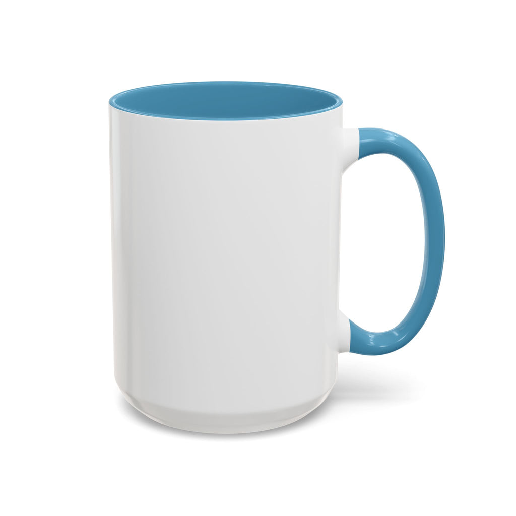 Cat Lover Accent Coffee Mug — Cute Staring Cat Design (11/15 oz)