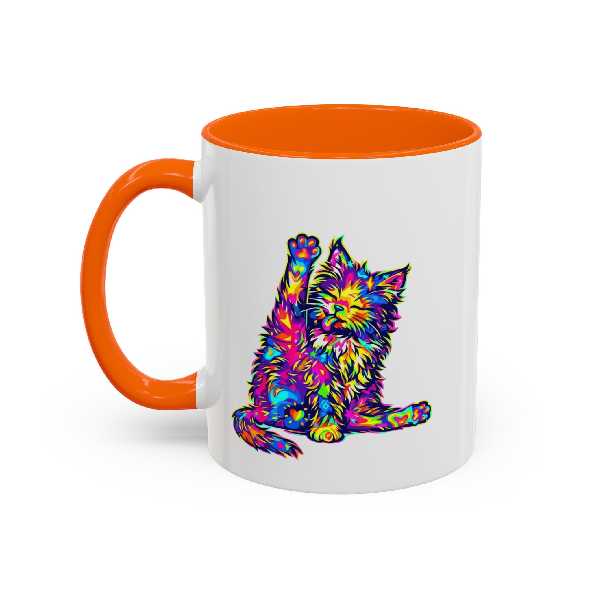 Cat Lover Coffee Mug — "Well lick my whiskers and call me Kitty" Accent Mug