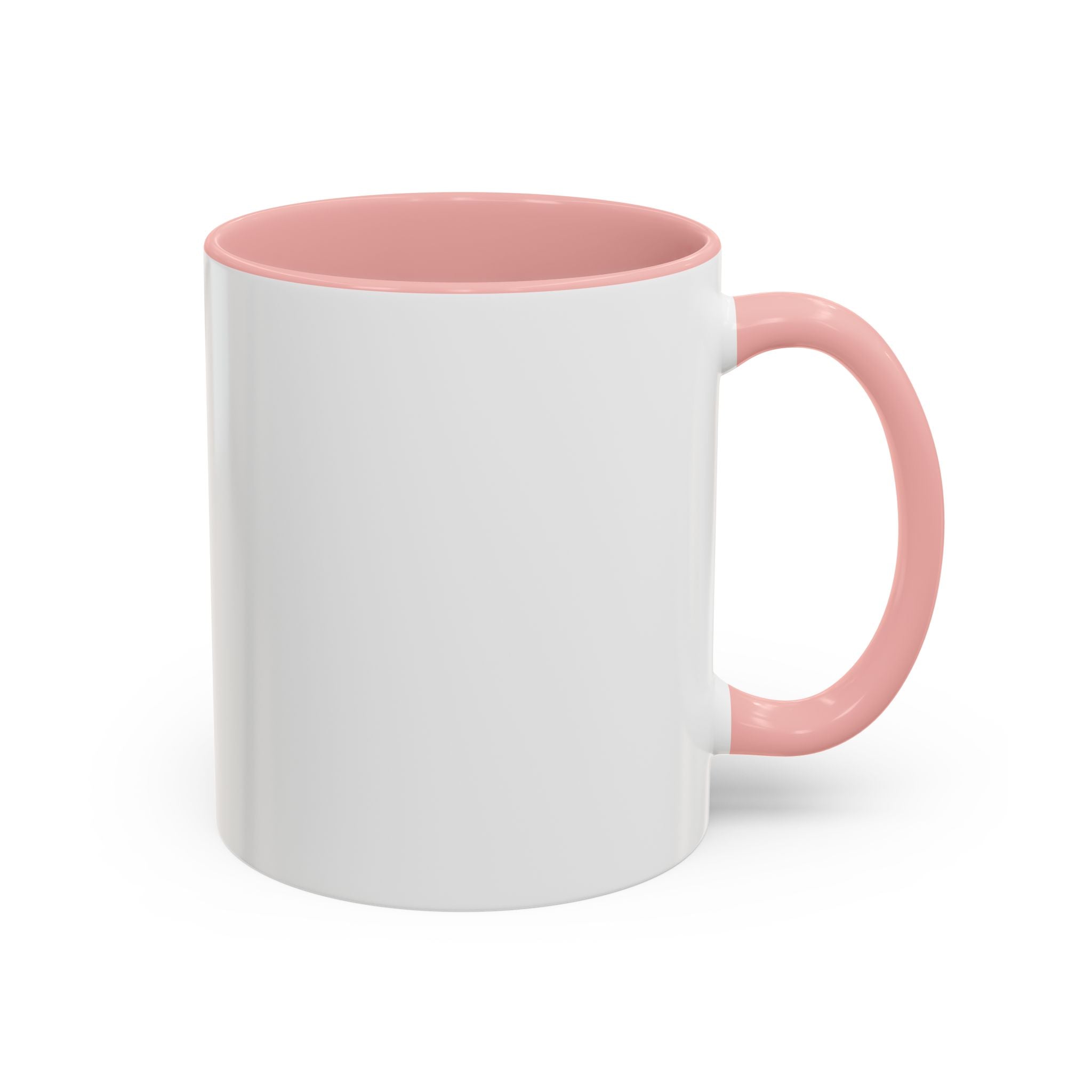 Cat Lover Accent Coffee Mug — Cute Staring Cat Design (11/15 oz)