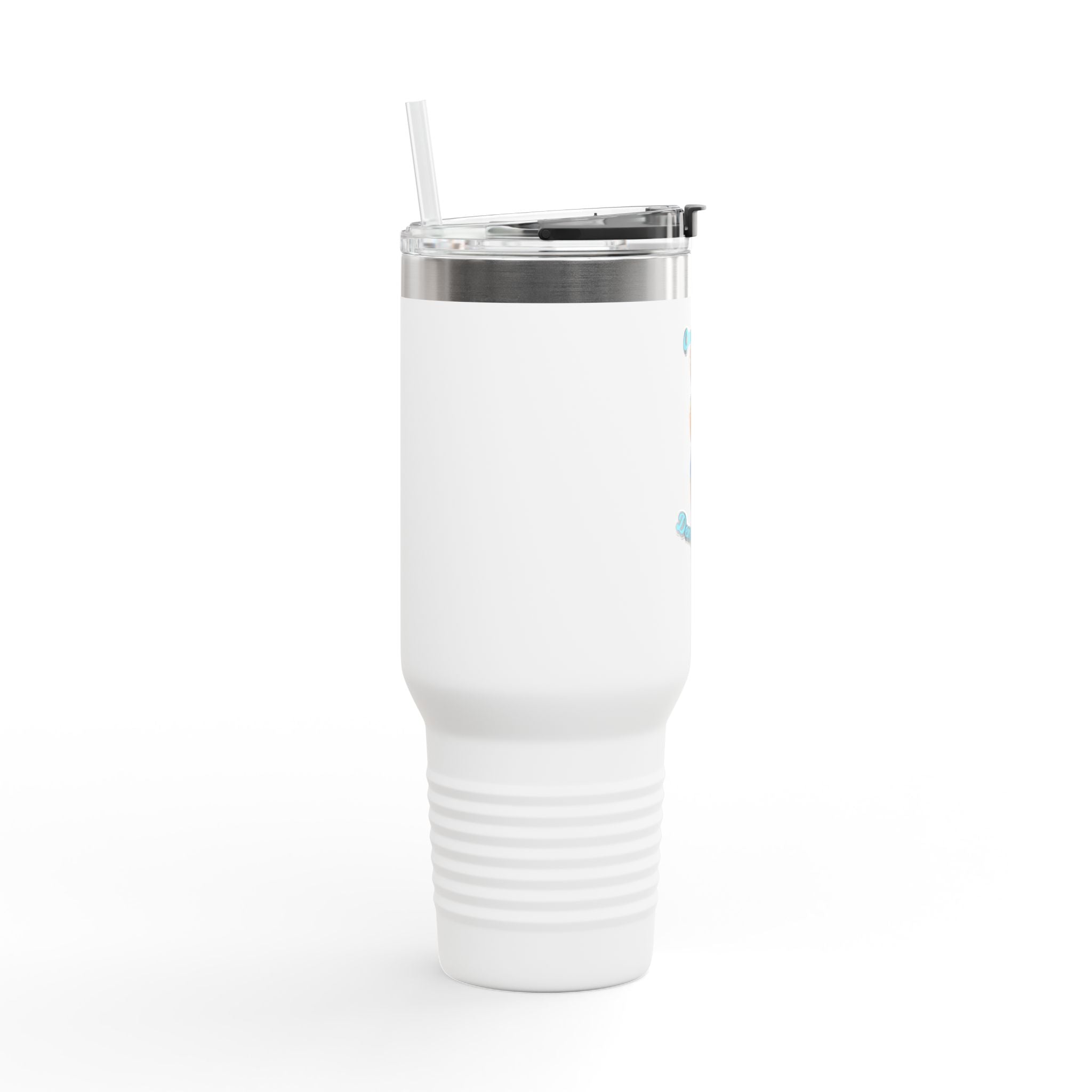 40oz Insulated Travel Mug — Retro Pinup 'Guns & Pies' Design