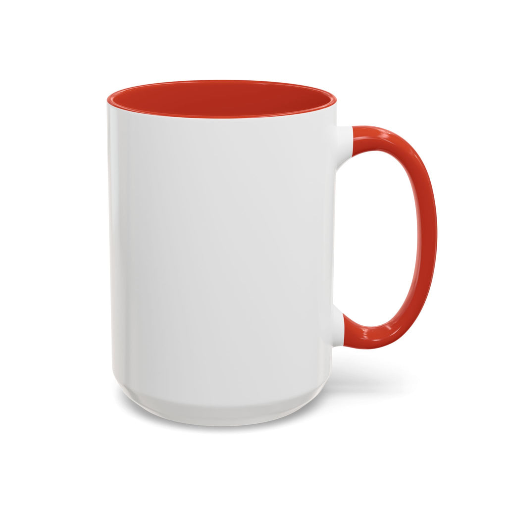 Cat Lover Accent Coffee Mug — Cute Staring Cat Design (11/15 oz)
