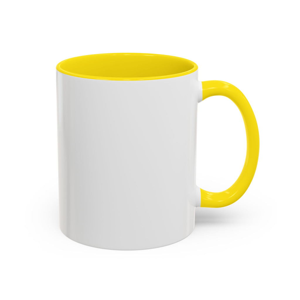 Cat Lover Accent Coffee Mug — Cute Staring Cat Design (11/15 oz)