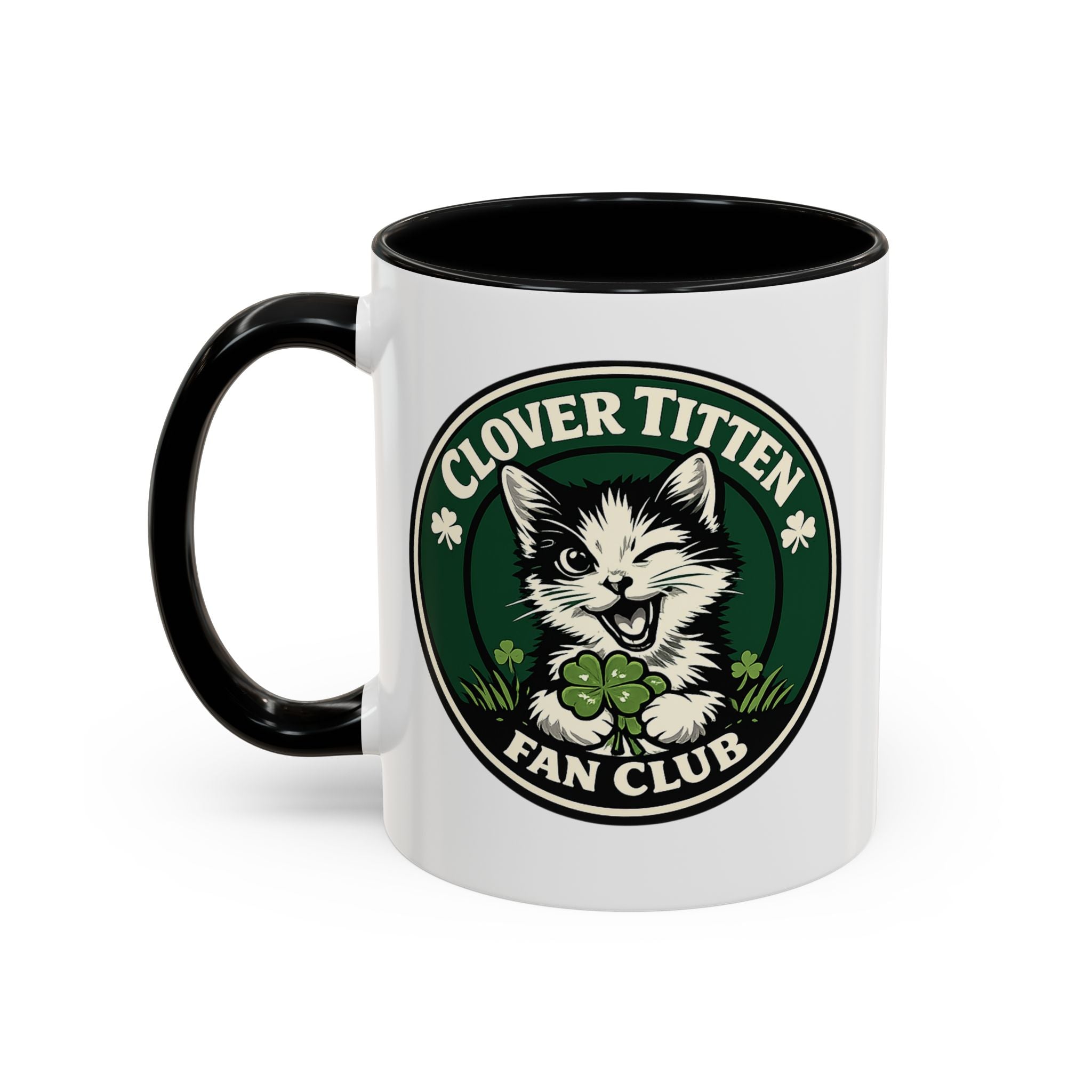 St. Patrick's Lucky Shamrock Coffee Mug — Accent 11/15oz