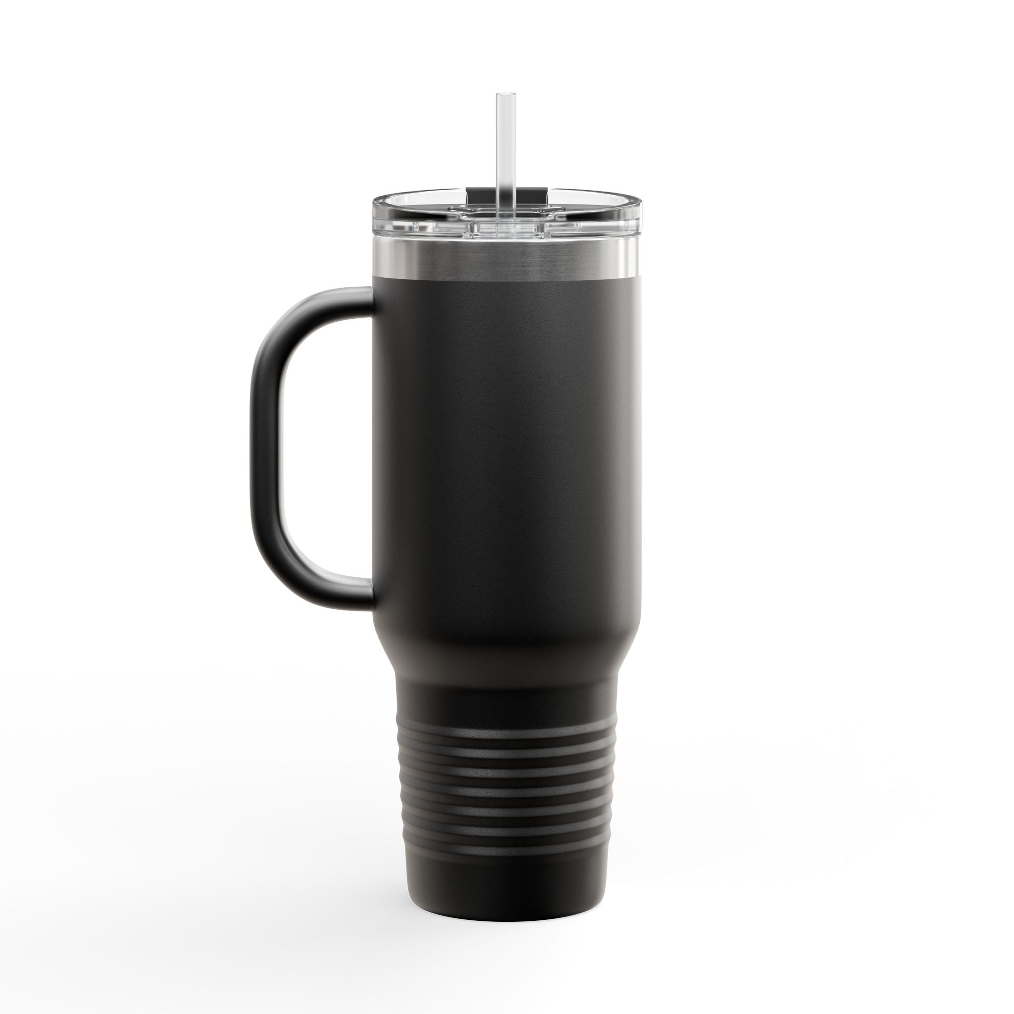 40oz Insulated Travel Mug — "Show Me Dem Kitties" Pin-Up Cat Design