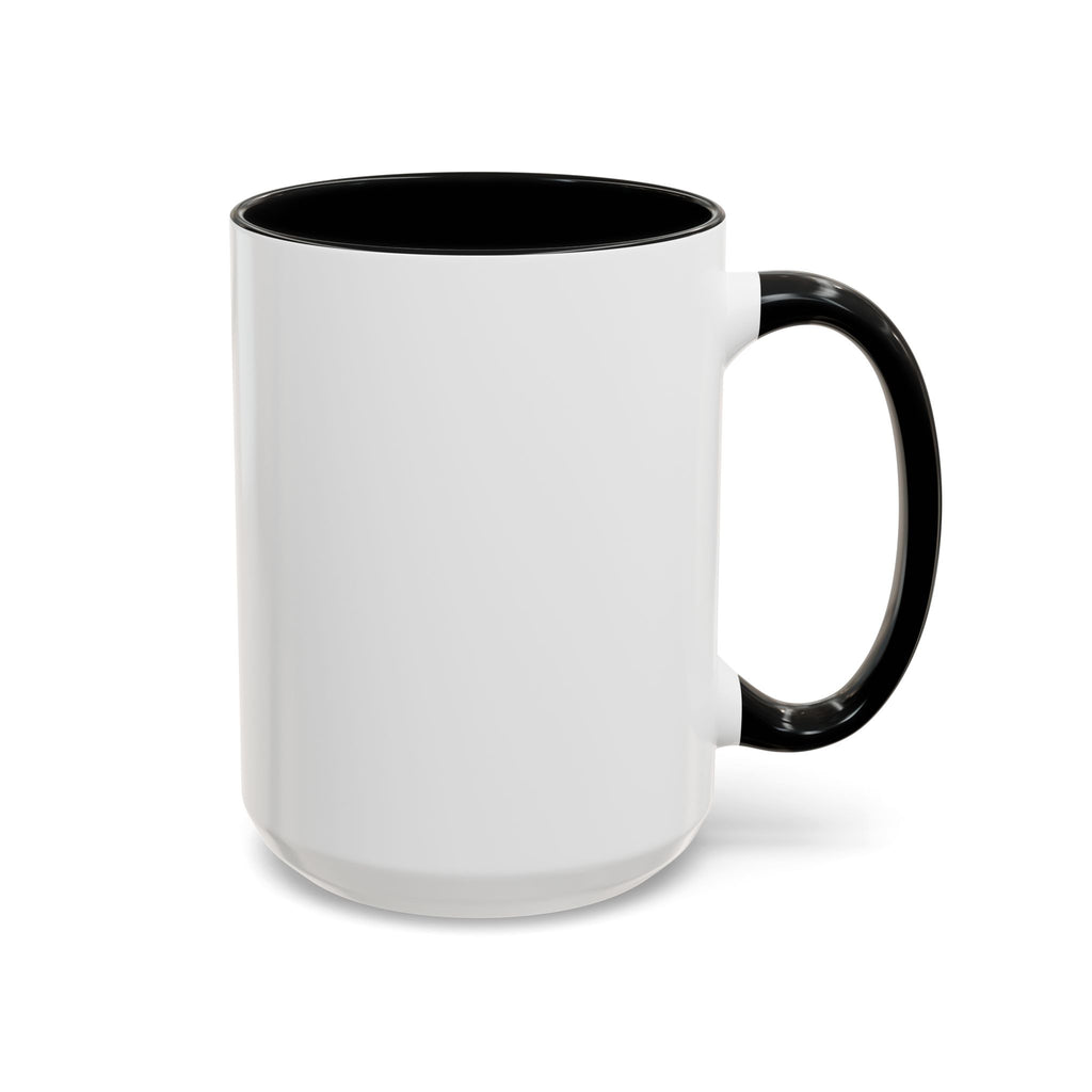 Cat Lover Accent Coffee Mug — Cute Staring Cat Design (11/15 oz)