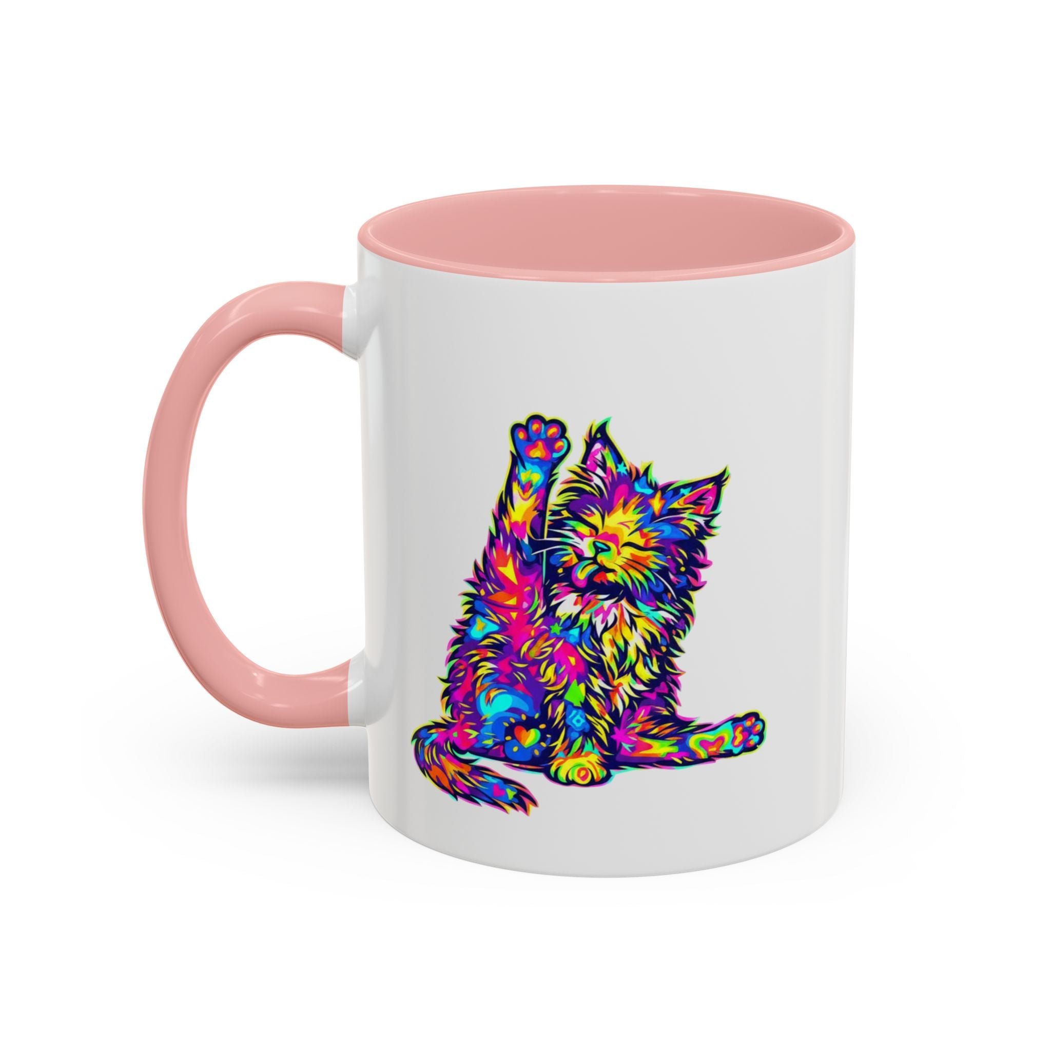 Cat Lover Coffee Mug — "Well lick my whiskers and call me Kitty" Accent Mug