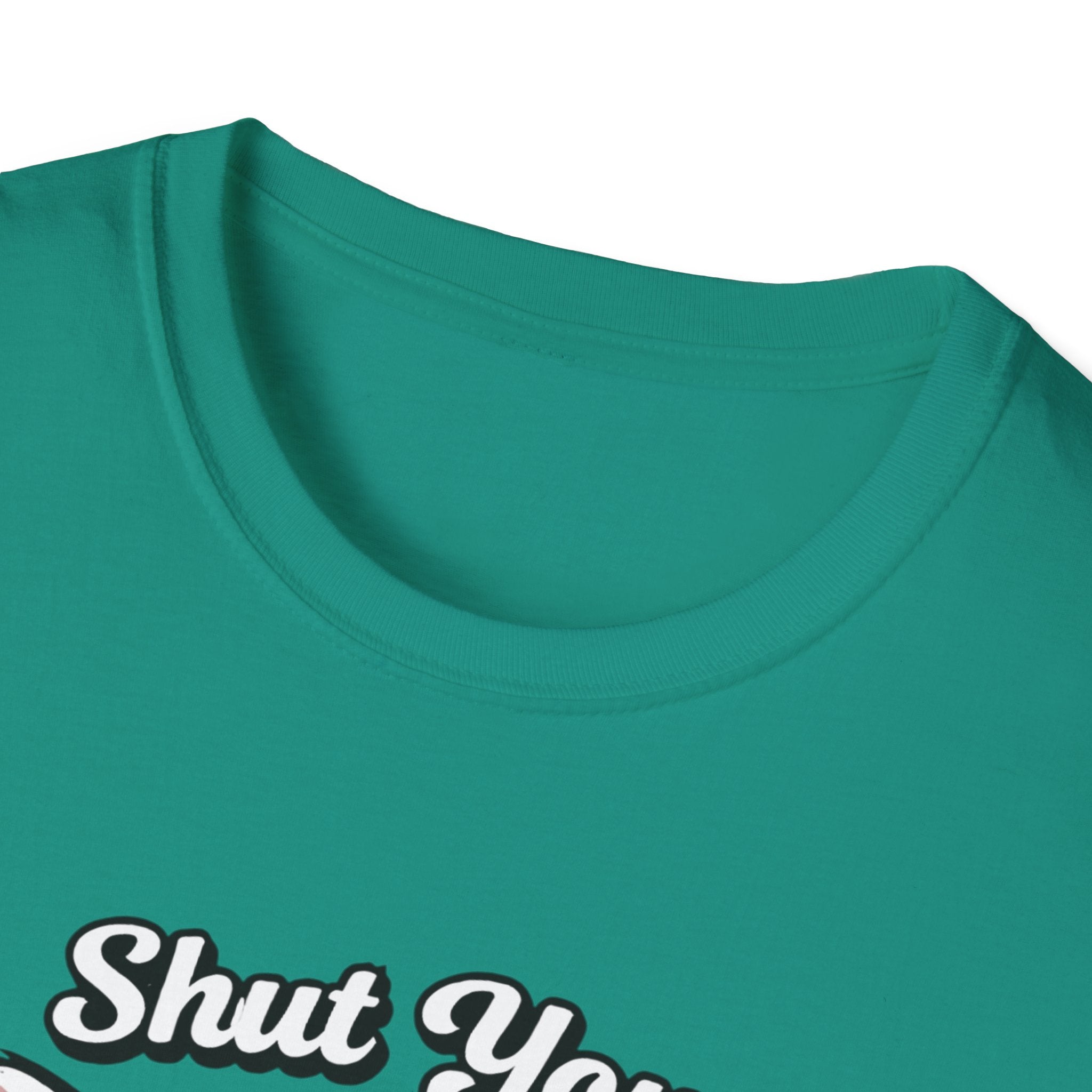 T-Shirt — "Shut Your Harlow Mouth" Funny Cat Graphic Tee
