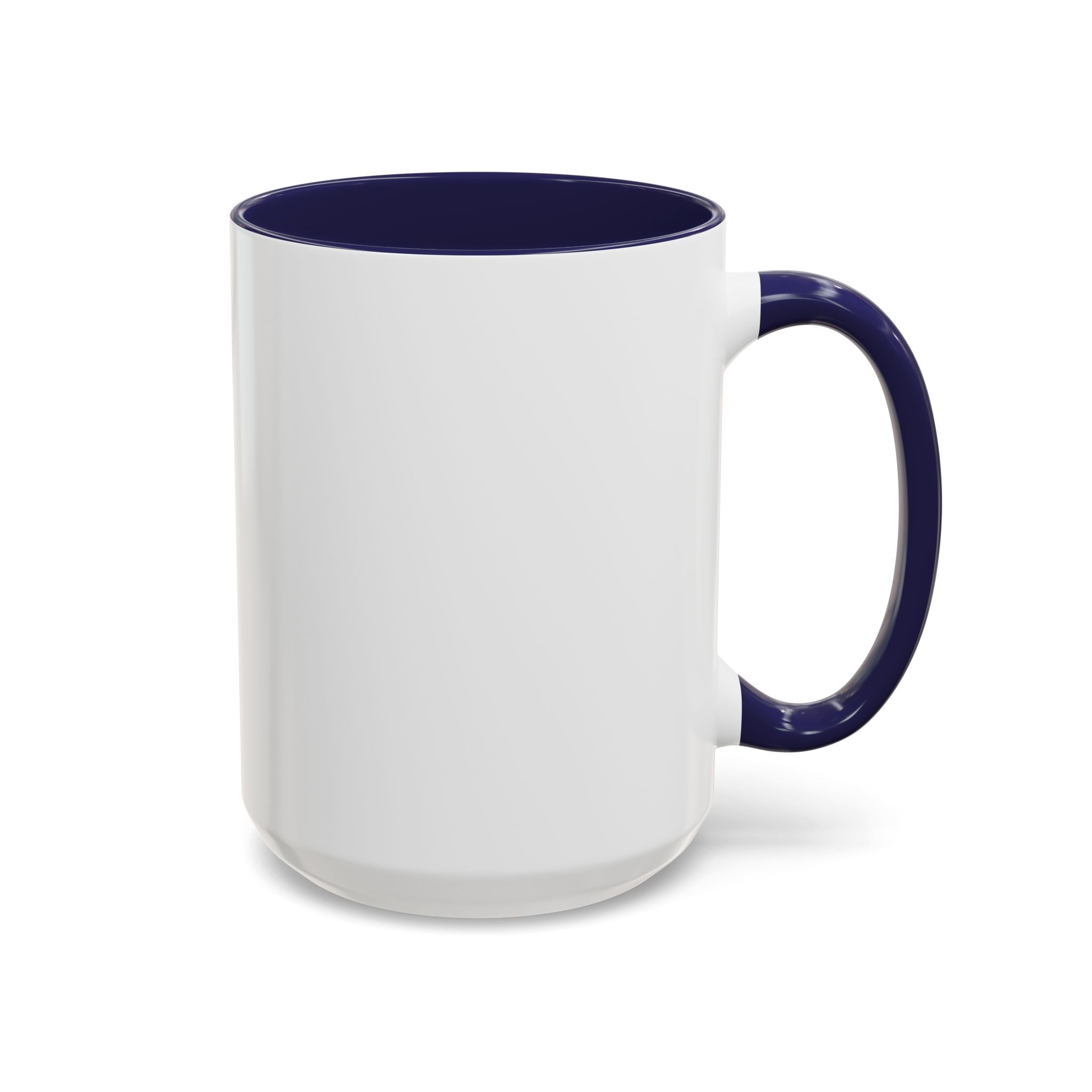 Cat Lover Accent Coffee Mug — Cute Staring Cat Design (11/15 oz)