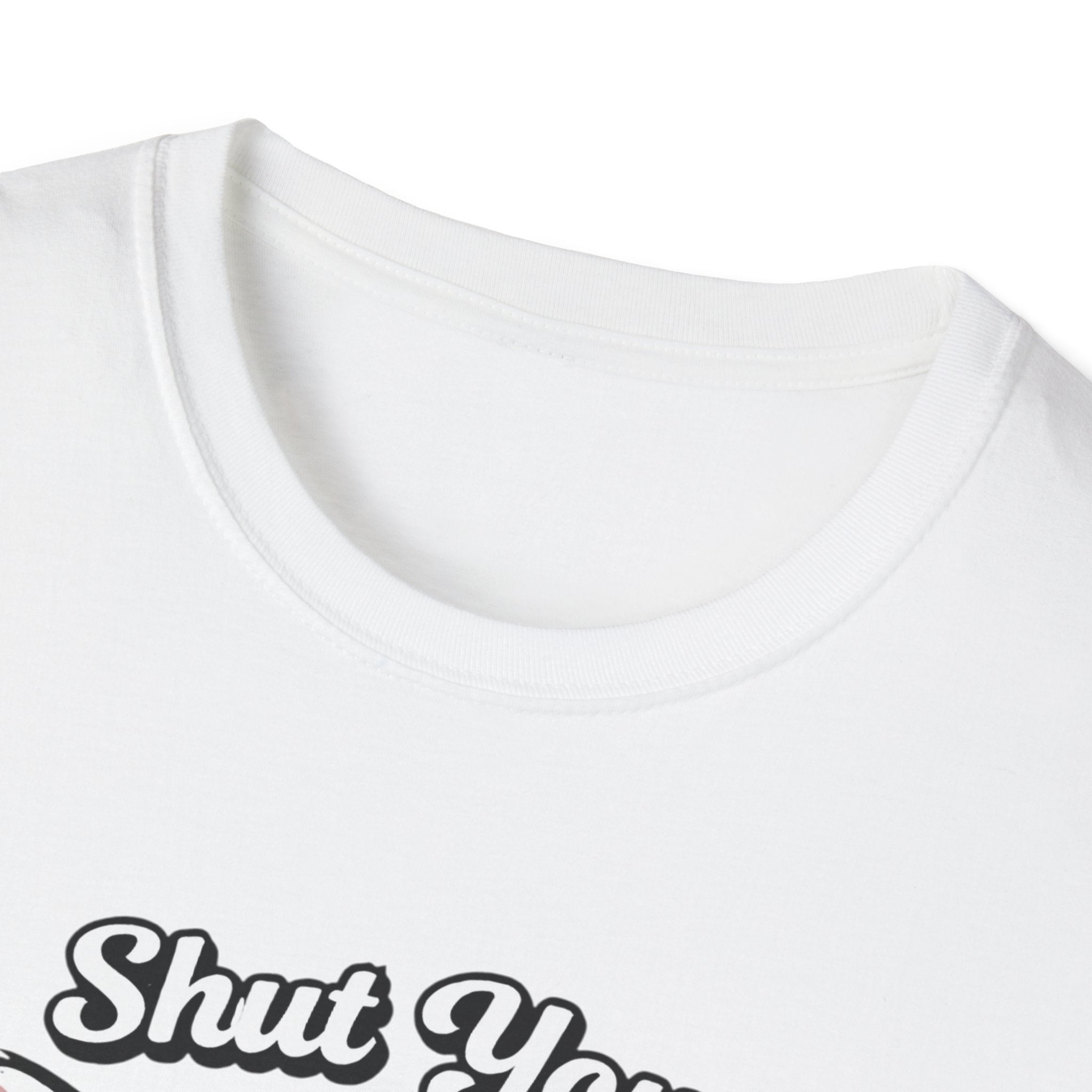 T-Shirt — "Shut Your Harlow Mouth" Funny Cat Graphic Tee