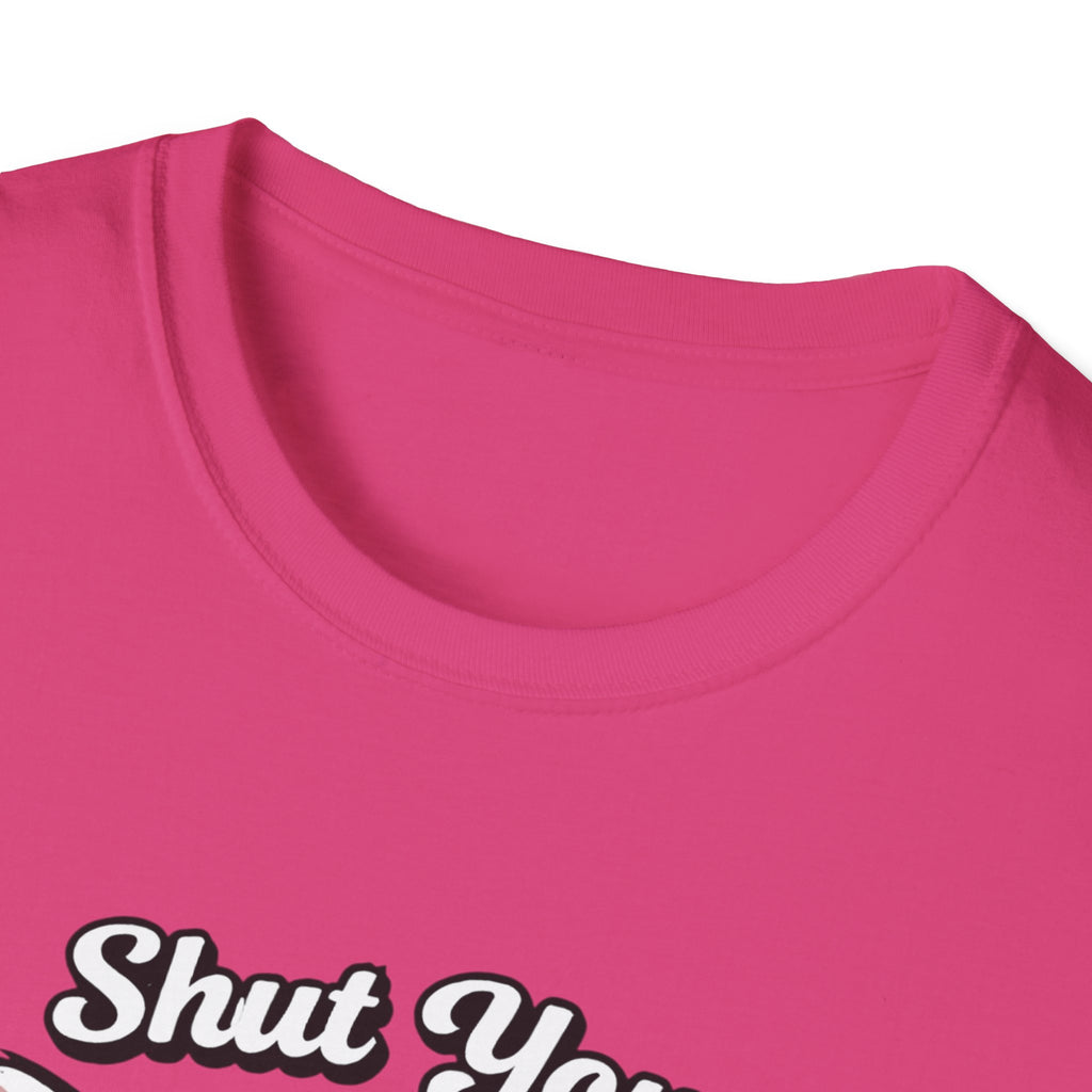 T-Shirt — "Shut Your Harlow Mouth" Funny Cat Graphic Tee