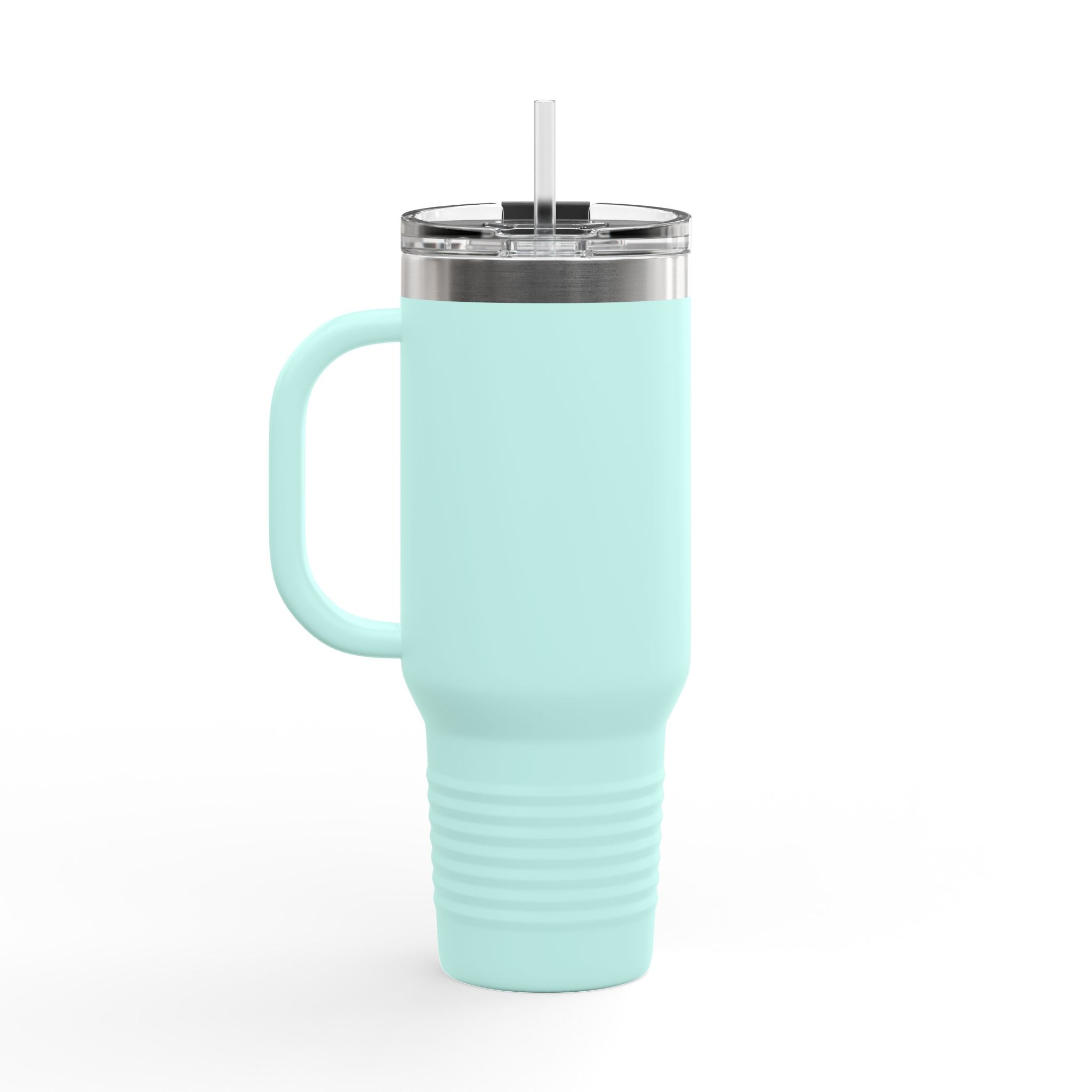 40oz Insulated Travel Mug — Retro Pinup 'Guns & Pies' Design