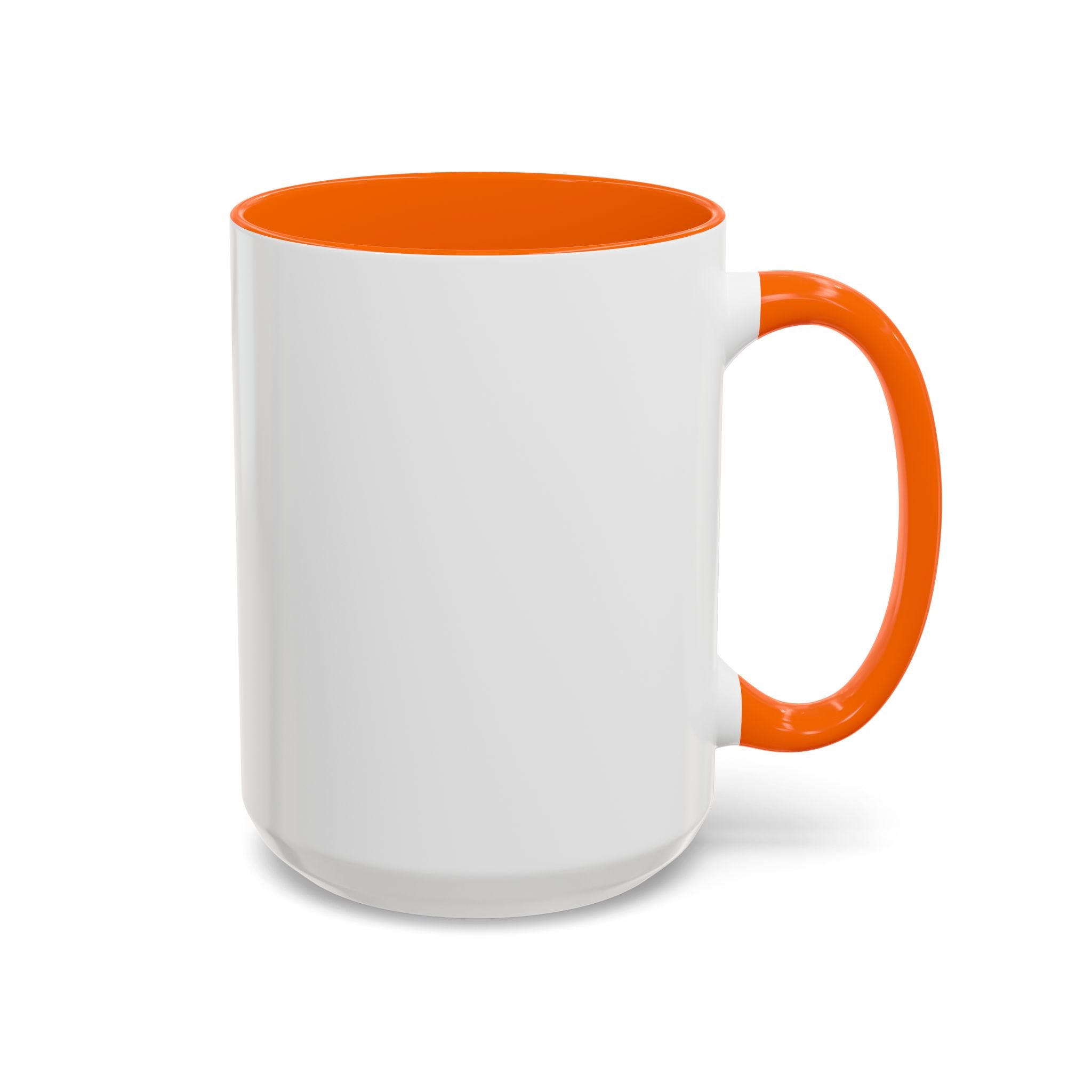 Cat Lover Accent Coffee Mug — Cute Staring Cat Design (11/15 oz)