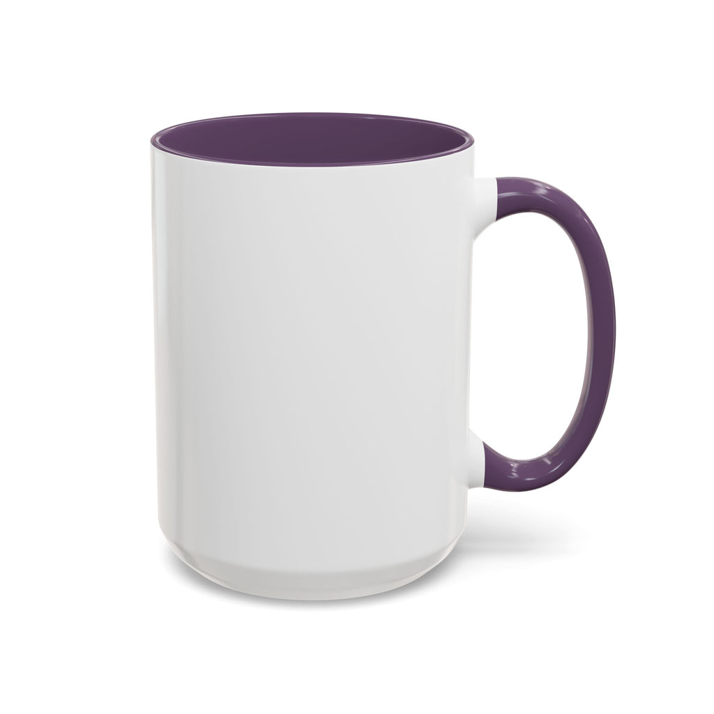Cat Lover Accent Coffee Mug — Cute Staring Cat Design (11/15 oz)