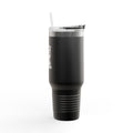 40oz Insulated Travel Mug — Mint Tumbler with Straw & Handle