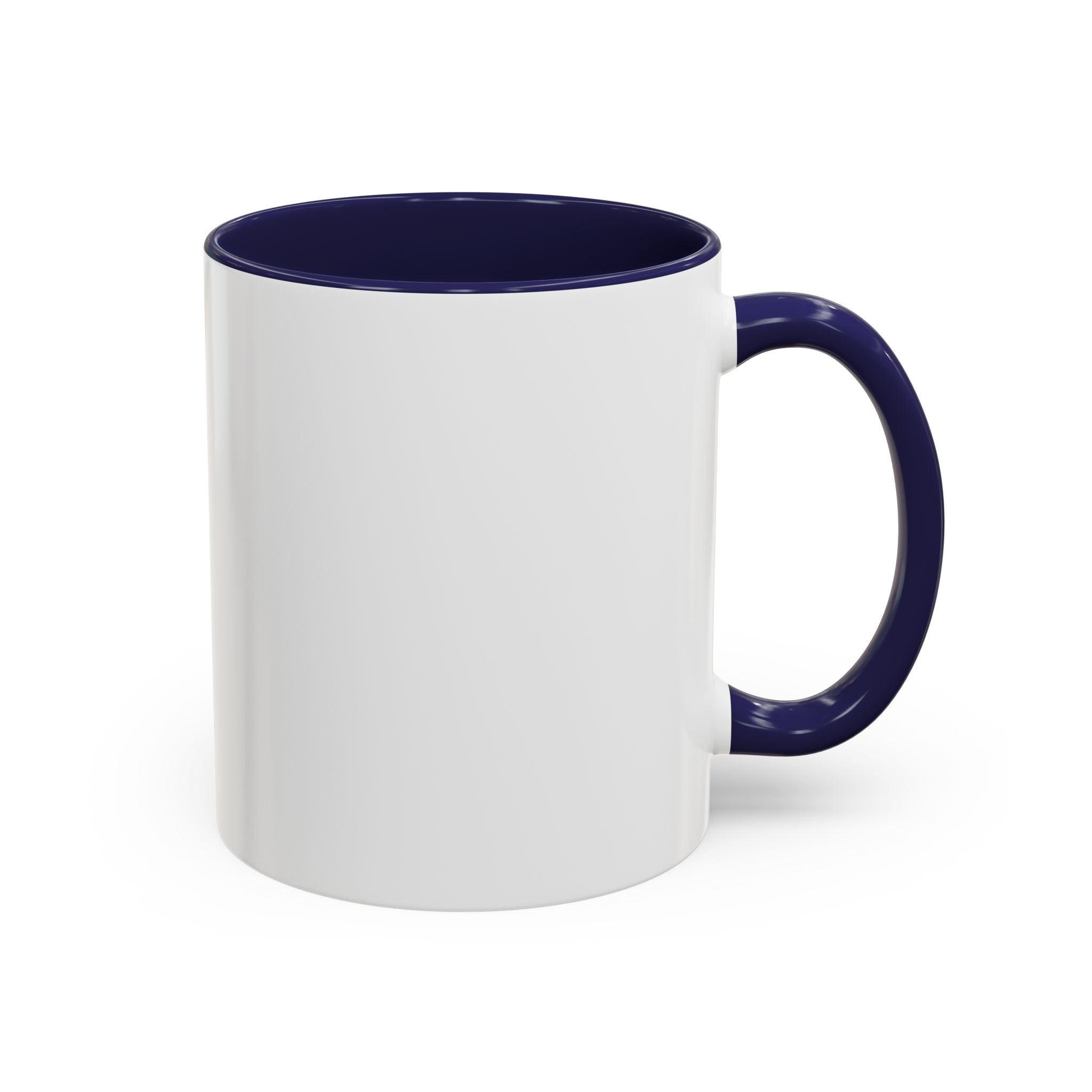 Cat Lover Accent Coffee Mug — Cute Staring Cat Design (11/15 oz)