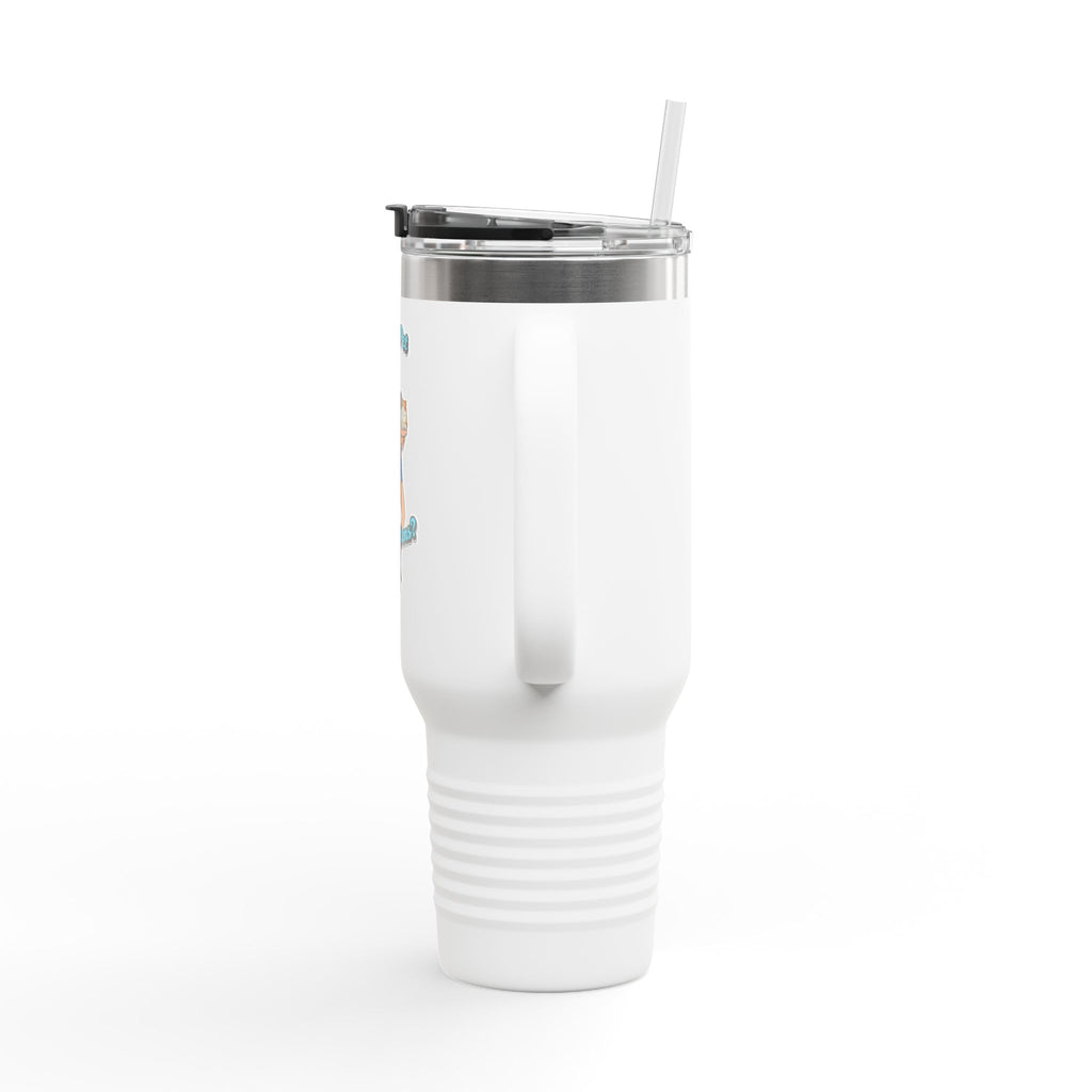 40oz Insulated Travel Mug — Retro Pinup 'Guns & Pies' Design